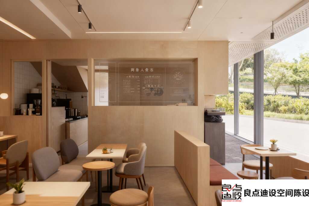 原木风咖啡店软装设计大公开!治愈系空间让人一秒爱上，细节控必看～